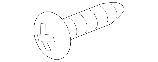 DYP500070 Деталь FOG LAMP SCREW, LEFT