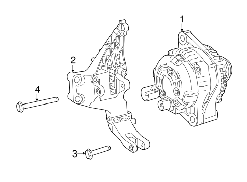 Alternator for 2015 Jeep Renegade #1