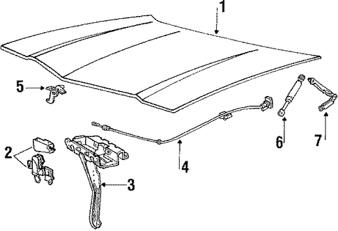 Town Car HOOD & COMPONENTS