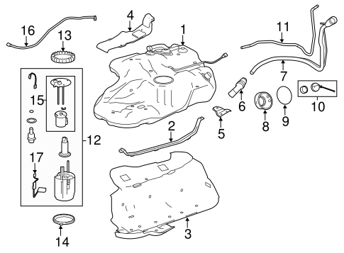 ELECTRICAL/SENDERS for 2014 Toyota Highlander #1