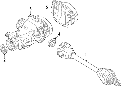 Rear Axle for 2018 BMW 650i xDrive #0