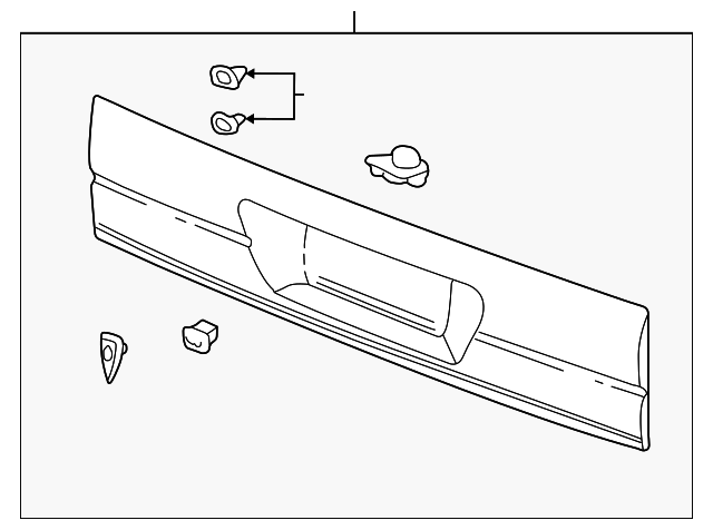 89046258 Деталь FINISH PANEL