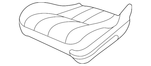 HAG000150LNF Деталь SEAT CUSHION, RIGHT