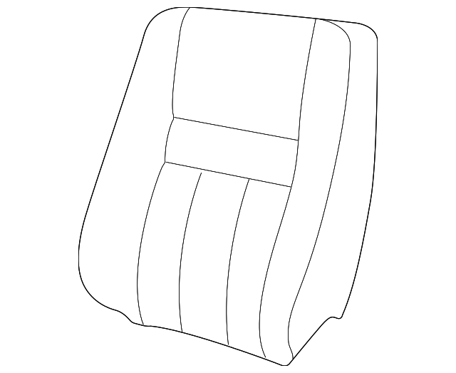 HAJ101200RGF Деталь SEAT BACK, RIGHT