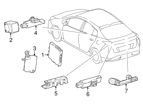 ELECTRICAL/KEYLESS ENTRY COMPONENTS for 2016 Toyota Prius #1