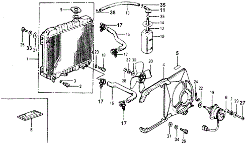 ELECTRICAL / EXHAUST / HEATER / FUEL/RADIATOR for 1978 Honda ACCORD HATCHBACK #1