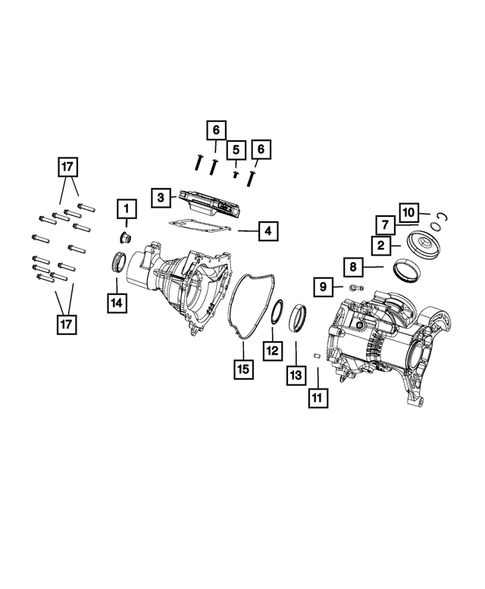 Transfer Case Assembly for 2015 Chrysler 200 #0