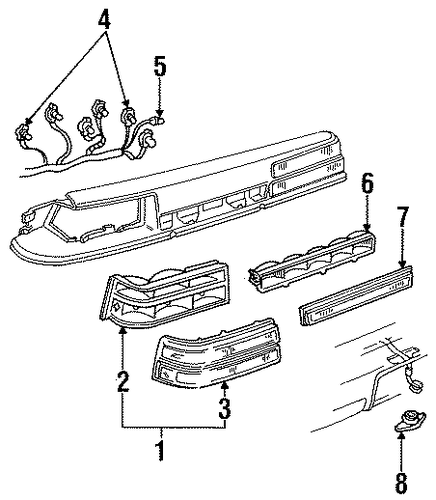 Grand Am BACKUP LAMPS