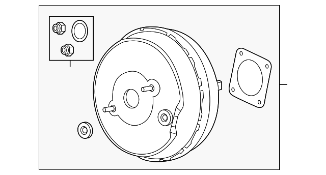 LR061402 Деталь BOOSTER ASSY