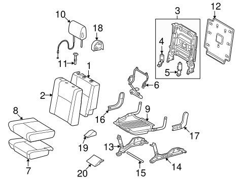 BODY/THIRD ROW SEATS for 2012 Toyota Sequoia #4
