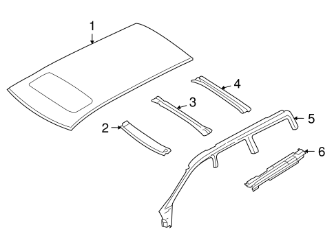 XC70 ROOF & COMPONENTS