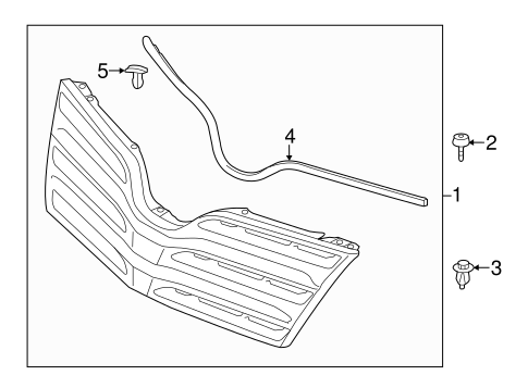 BODY/GRILLE & COMPONENTS for 2015 Toyota Venza #1