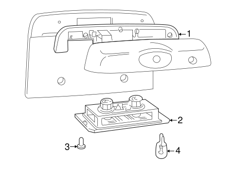 Freelander LICENSE LAMPS