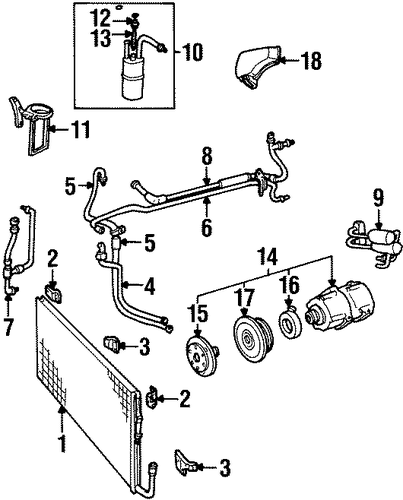 Continental CONDENSER, COMPRESSOR & LINES 2