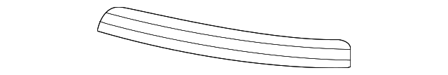 8662997 Деталь LOWER GRILLE, RIGHT