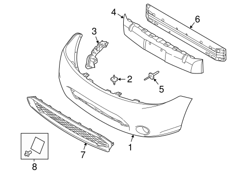 Focus BUMPER & COMPONENTS - FRONT