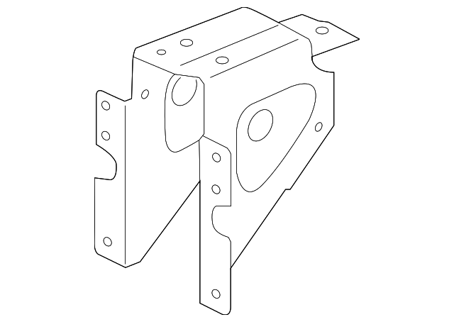 T2R12758 Деталь SUPPORT BRACKET, RIGHT