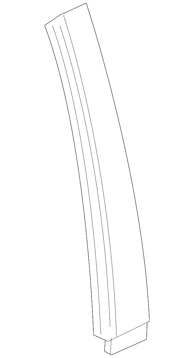 98AZ6120554CB Деталь WINDOW MOLDING, RIGHT