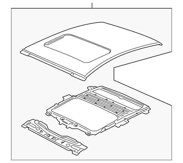 92121665 Деталь ROOF PANEL