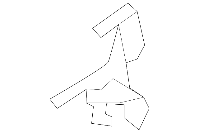 8A5Z-54264C29-A BRACKET, LEFT