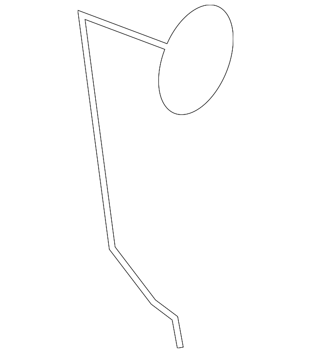 8A5Z-5426460-C LOCK ROD, RIGHT