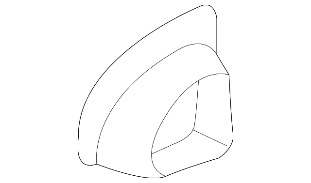 3F2Z19E630ABD VENT COVER, LEFT