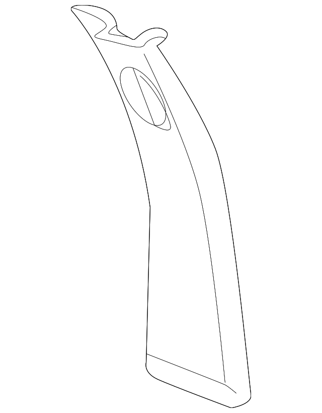EMG000280LPR Деталь UPR CTR PLR TRIM, RIGHT