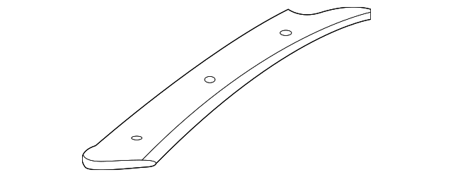EMB500280LUM Деталь WINDSHIELD PILLAR TRIM, LEFT