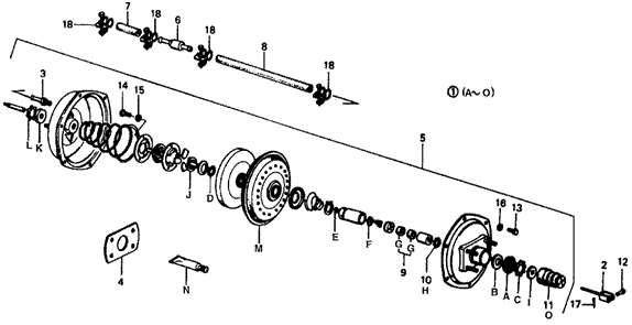 CHASSIS/VACUUM BOOSTER for 1976 Honda CIVIC COUPE #1