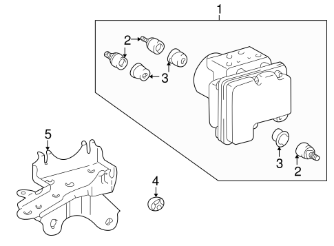 BRAKES/ANTI-LOCK BRAKES for 2000 Toyota Echo #2