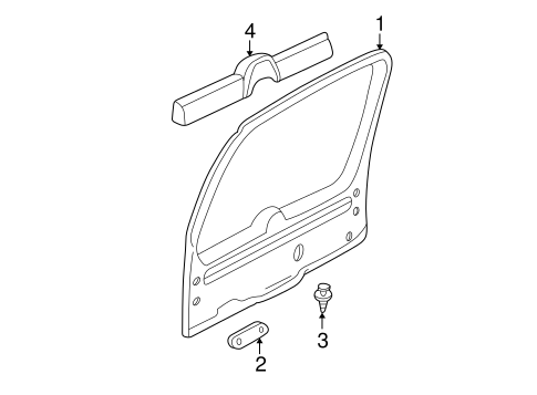 Body/Interior Trim for 2004 Ford Explorer #1