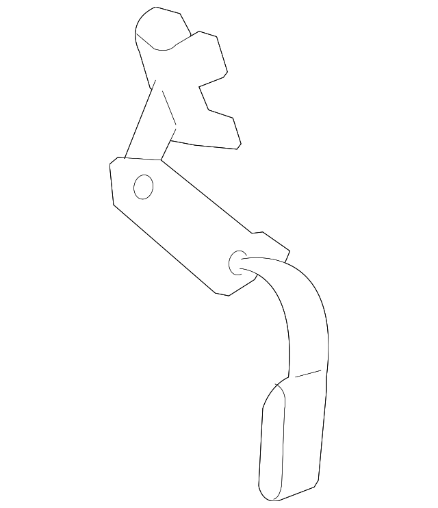 4W4Z-7B229-AA Деталь CABLE ASSY BRACKET