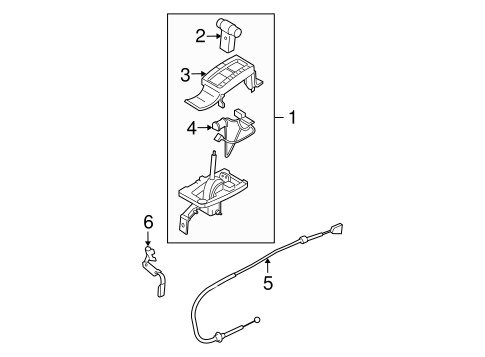 Mustang SHIFTER HOUSING