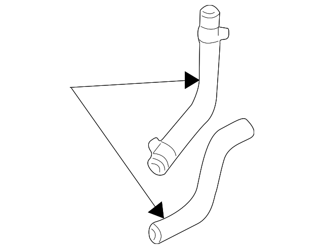 YL8Z3A714EA Деталь TUBE ASSY, LEFT