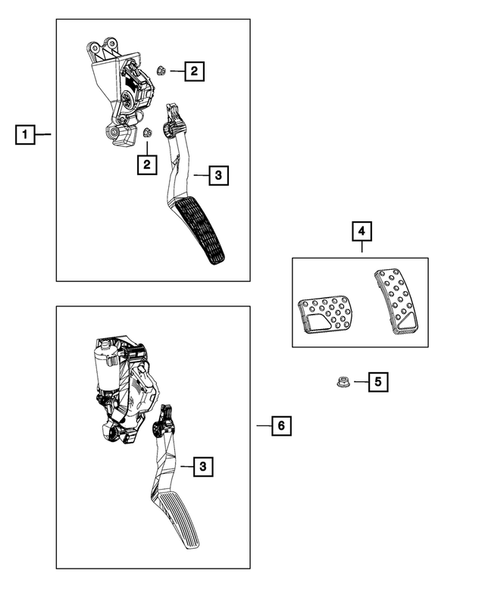 Accelerator Pedal for 2021 Dodge Charger #0