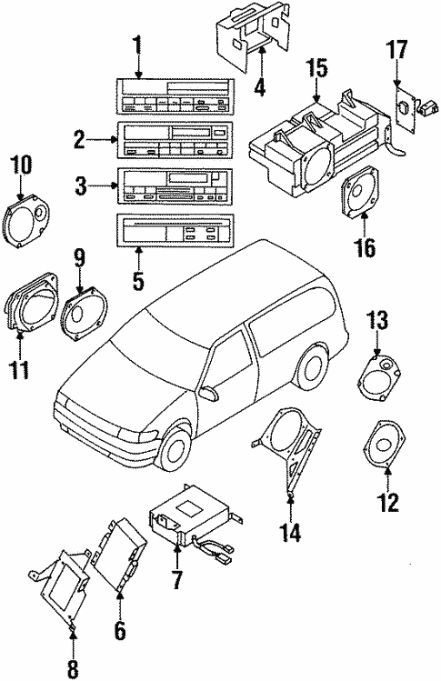 Sound System for 1995 Nissan Quest #0