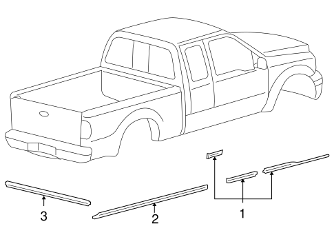 F-250 Super Duty STRIPE TAPE 3