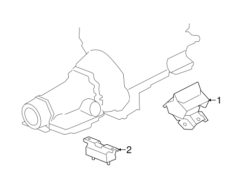 Silverado 2500 HD ENGINE & TRANS MOUNTING