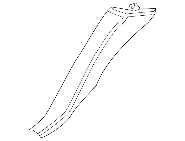 C2C29849LHJ Деталь LOWER QTR TRIM, LEFT