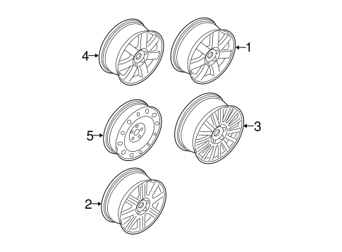 Front Suspension/Wheels for 2007 Ford Five Hundred #1