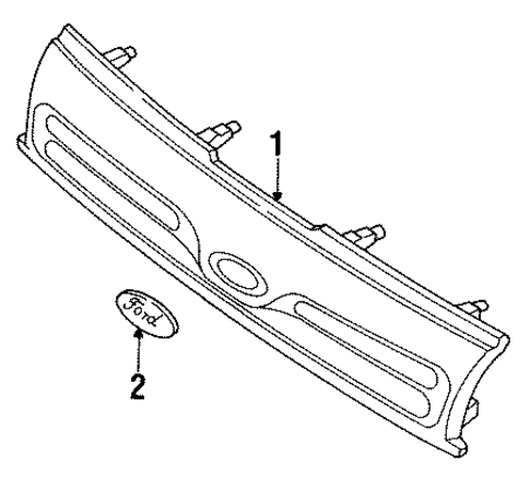 Festiva GRILLE & COMPONENTS