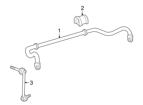Boxster STABILIZER BAR & COMPONENTS