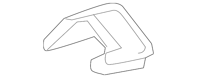 C2D7482 Деталь UPPER QTR TRIM CLIP, RIGHT