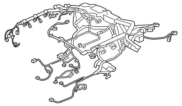 C2Z30710 Деталь ENGINE HARNESS