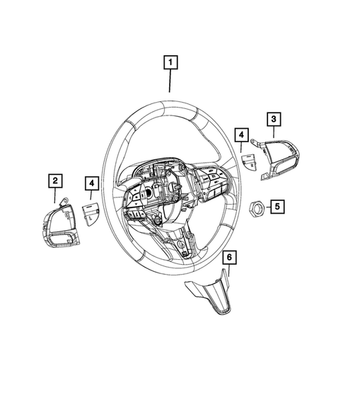 Steering Wheel for 2017 Chrysler Pacifica #0