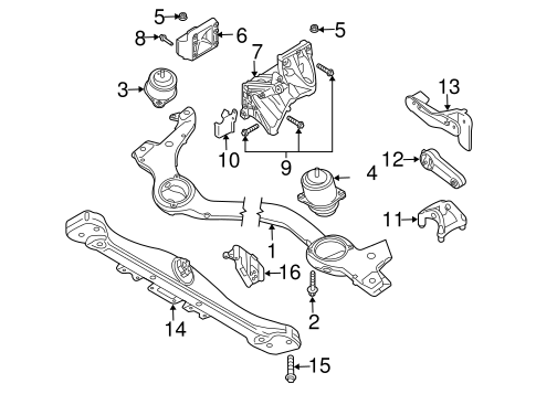 Cayenne ENGINE & TRANS MOUNTING