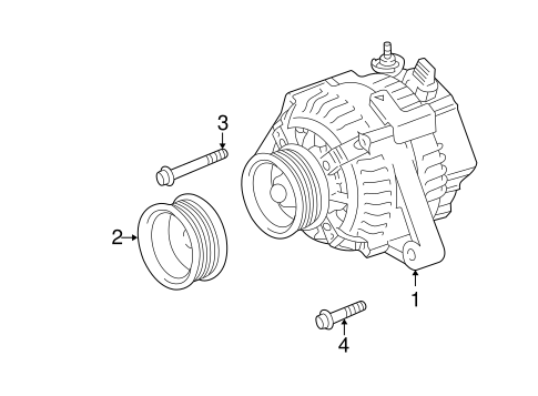 ELECTRICAL/ALTERNATOR for 2003 Toyota Highlander #1