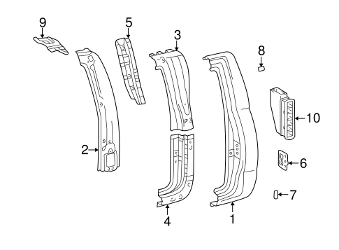 BODY/SIDE PANEL for 2003 Toyota Tundra #2