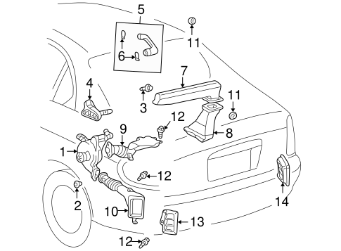 ELECTRICAL/ELECTRICAL COMPONENTS for 2001 Toyota Prius #1