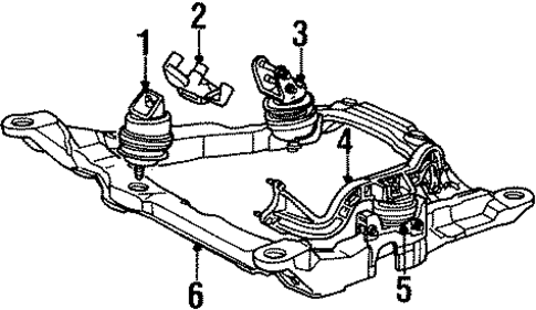 Continental ENGINE & TRANS MOUNTING